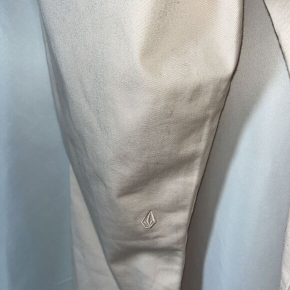 Size 27 Volcom Denim Pink Woman Jeans Slim Straight Regular Fit With pockets - Picture 6 of 9